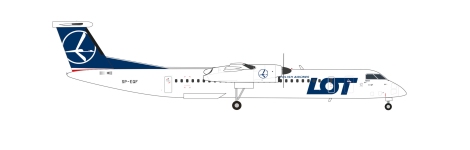 Herpa 573955 - 1:200 - LOT Polish Airlines Bombardier Q400 - SP-EQF